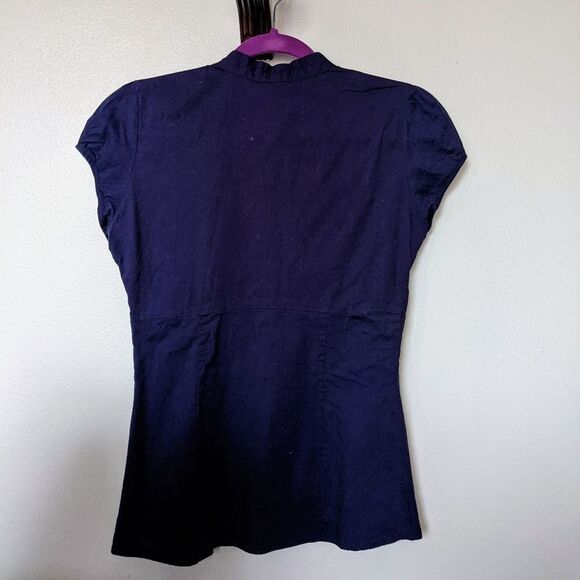 3 for $20!  Ali & Kris Fitted Stretch Cotton Dressy Shirt with Ruffles & Buttons - Picture 4 of 10